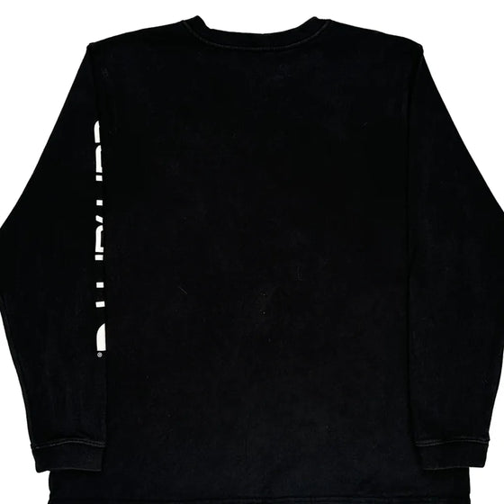 Loose Fit Carhartt Long Sleeve T-Shirt - XL Black Cotton