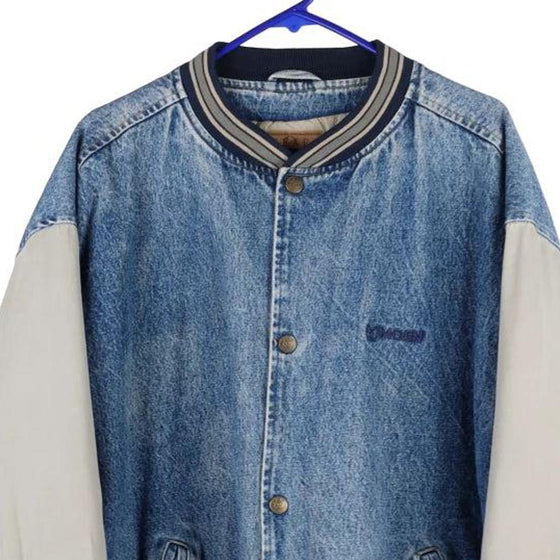 Vintage blue Moen Gear Varsity Jacket - mens xx-large