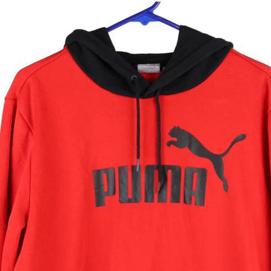 Vintage red Puma Hoodie - mens medium