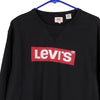 Vintage black Levis Sweatshirt - mens medium