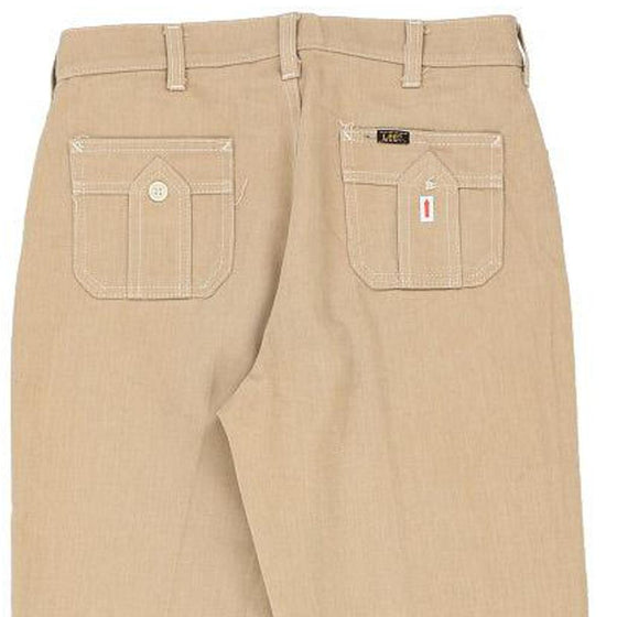 Vintage beige Lee Trousers - womens 30" waist