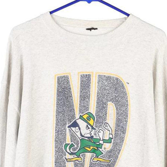 Vintage grey Notre Dame Fighting Irish Unbranded Sweatshirt - mens large