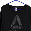 Vintage black Reebok Sweatshirt - womens xx-large