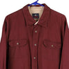 Vintage burgundy Wrangler Shirt - mens xx-large