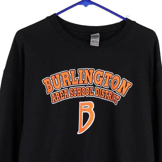 Vintageblack  Burlington Area School District Gildan Sweatshirt - mens large