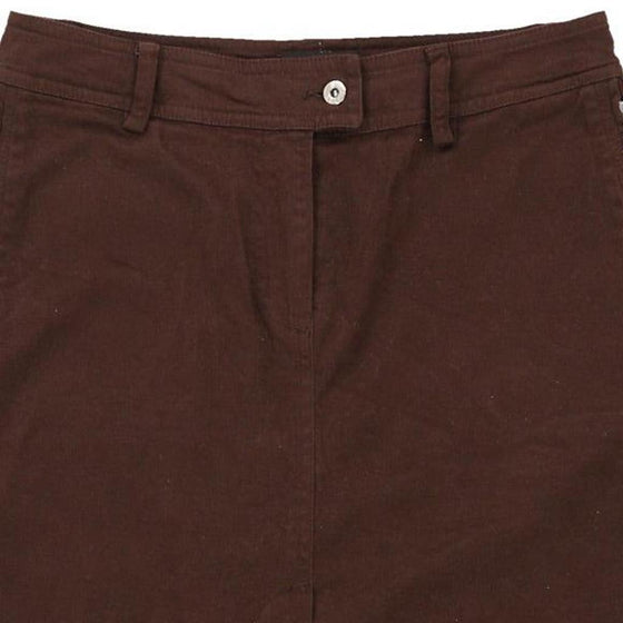 Vintage brown Belfe Denim Skirt - womens 28" waist