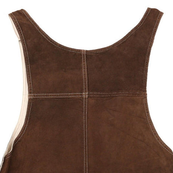 Vintage brown Skotts Apron - womens medium