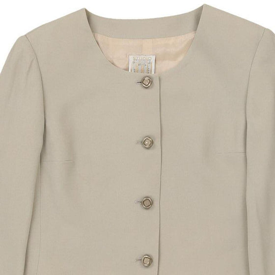 Vintage beige Ferre Jacket - womens medium