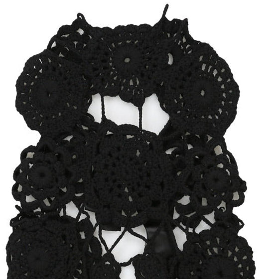 Vintage black Unbranded Crochet Top - womens medium
