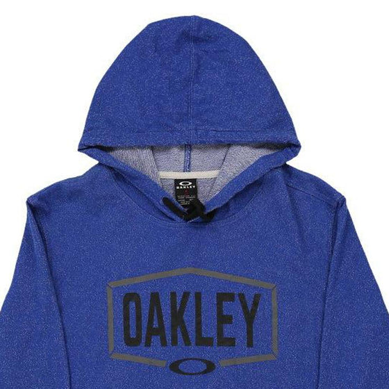 Vintage blue Oakley Hoodie - mens large