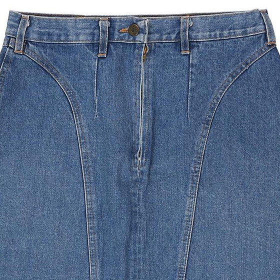 Vintage blue Rancheros Denim Skirt - womens 30" waist