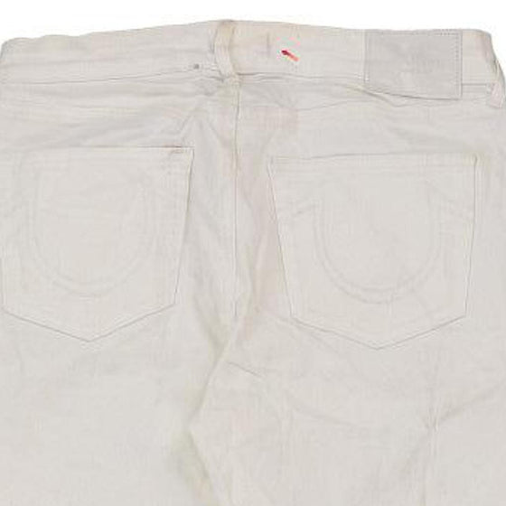 Vintage white Jennie Curvy Mid Rise Skinny True Religion Jeans - womens 32" waist