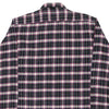 Likas Checked Flannel Shirt - Medium Black Cotton - Thrifted.com
