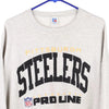 Vintage grey Pittsburgh Steelers N.F.L. Pro Line Sweatshirt - mens xx-large