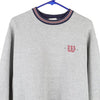 Vintage grey Wilson Sweatshirt - mens large