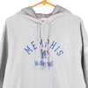 Vintage grey Memphis Volleyball Adidas Hoodie - mens medium