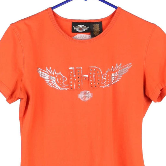Vintage orange Cabo San Lucas, Baya Mexico Harley Davidson T-Shirt - womens medium