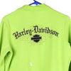 Vintage green Barrie On Canada Harley Davidson Zip Up - womens medium
