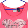 Vintage pink Harley Davidson Vest - womens small