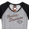 Vintage black Valparaiso, Indiana Harley Davidson T-Shirt - womens large