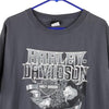 Vintage grey Salisbury, North Carolina Harley Davidson T-Shirt - mens x-large