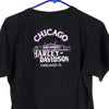 Vintage black Chicago, Illinois Harley Davidson T-Shirt - womens large