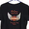 Vintage black Contra Costa County, California Harley Davidson T-Shirt - womens x-large