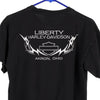Vintage black Akron, Ohio Harley Davidson T-Shirt - mens medium