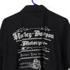 Vintage black Harley Davidson Short Sleeve Shirt - mens large