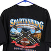 Vintage black Spartanburg, South Carolina Harley Davidson T-Shirt - mens x-large
