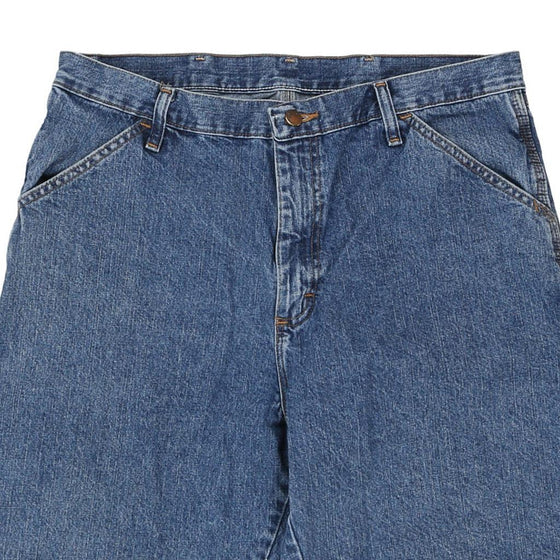 Vintage blue Wrangler Denim Shorts - mens 36" waist
