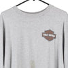 Vintage grey Temecula, California Harley Davidson Long Sleeve T-Shirt - mens medium