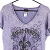 Vintage purple Manassas, Virginia Harley Davidson T-Shirt - womens large