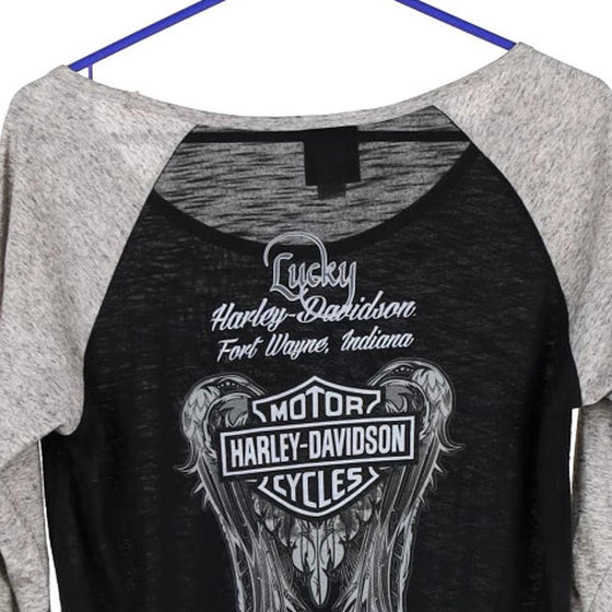 Vintage black Fort Wayne, Indiana Harley Davidson T-Shirt - womens large