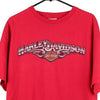 Vintage red Lincoln, Nebraska Harley Davidson T-Shirt - mens x-large