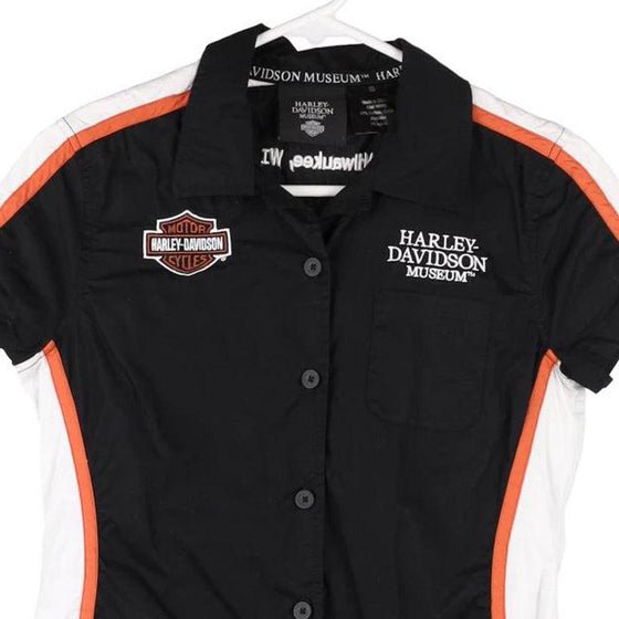 Vintage black Milwaukee, Wisconsin Harley Davidson Short Sleeve Shirt - womens small