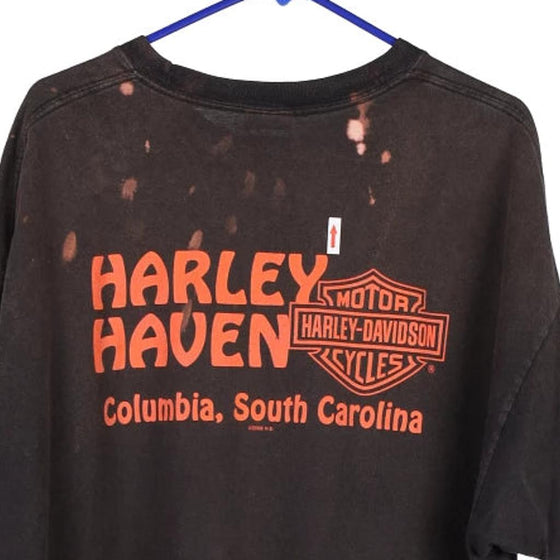Vintage brown Columbia, South Carolina Harley Davidson T-Shirt - mens xx-large