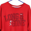 Vintage red Nike T-Shirt - mens x-large