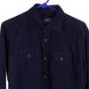 Vintage navy Bazzetto Cord Shirt - mens medium