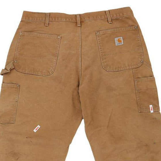 Vintage brown Carhartt Carpenter Trousers - mens 37" waist