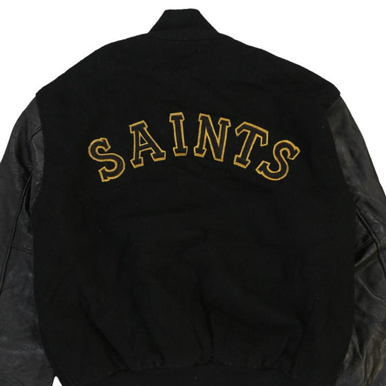 Vintage black Saints Holloway Varsity Jacket - womens medium
