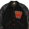 Vintage black Howe Varsity Jacket - mens x-large