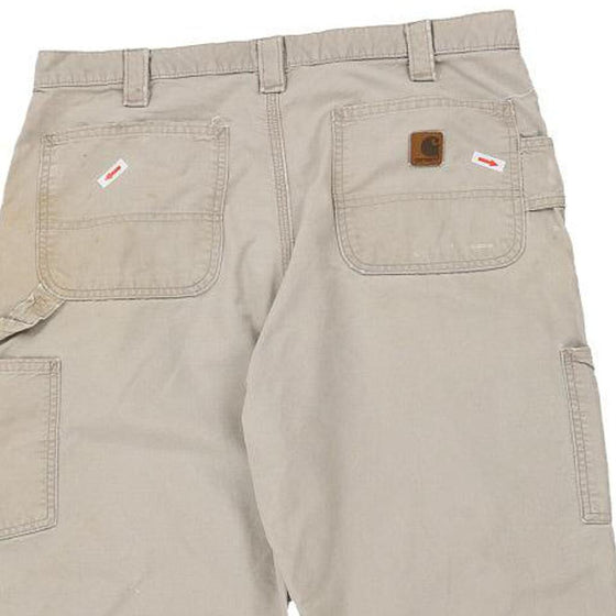 Vintage cream Carhartt Carpenter Trousers - mens 38" waist
