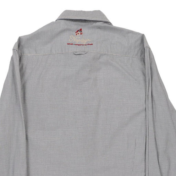 Vintage grey Napapijri Shirt - mens medium