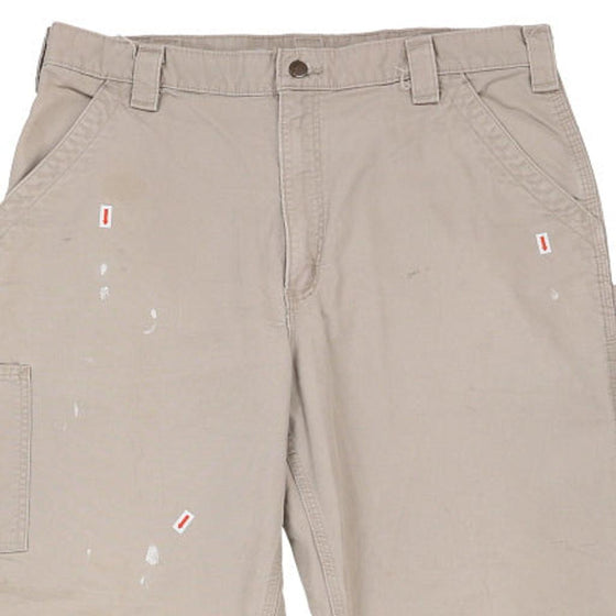 Vintage beige Lightly Worn Carhartt Carpenter Jeans - mens 38" waist