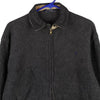 Vintage grey Ralph Lauren Fleece Jacket - mens small