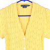 Vintage yellow Ralph Lauren Cardigan - womens medium