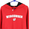 Wisconsin Badgers Nike College Hoodie - XL Red Cotton Blend