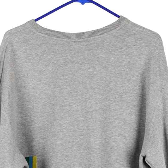 Nike Sweatshirt - Large Grey Cotton Blend
