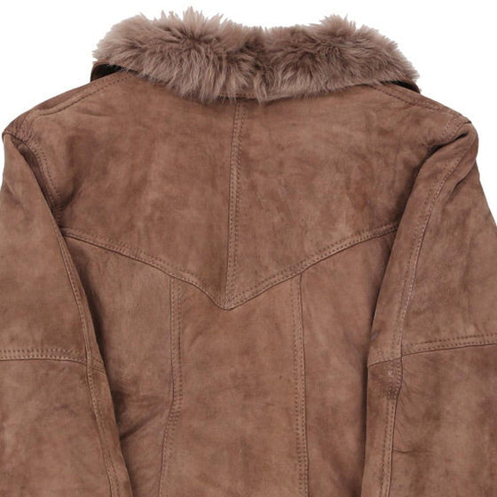 Vintage brown Unbranded Sheepskin Jacket - womens x-large